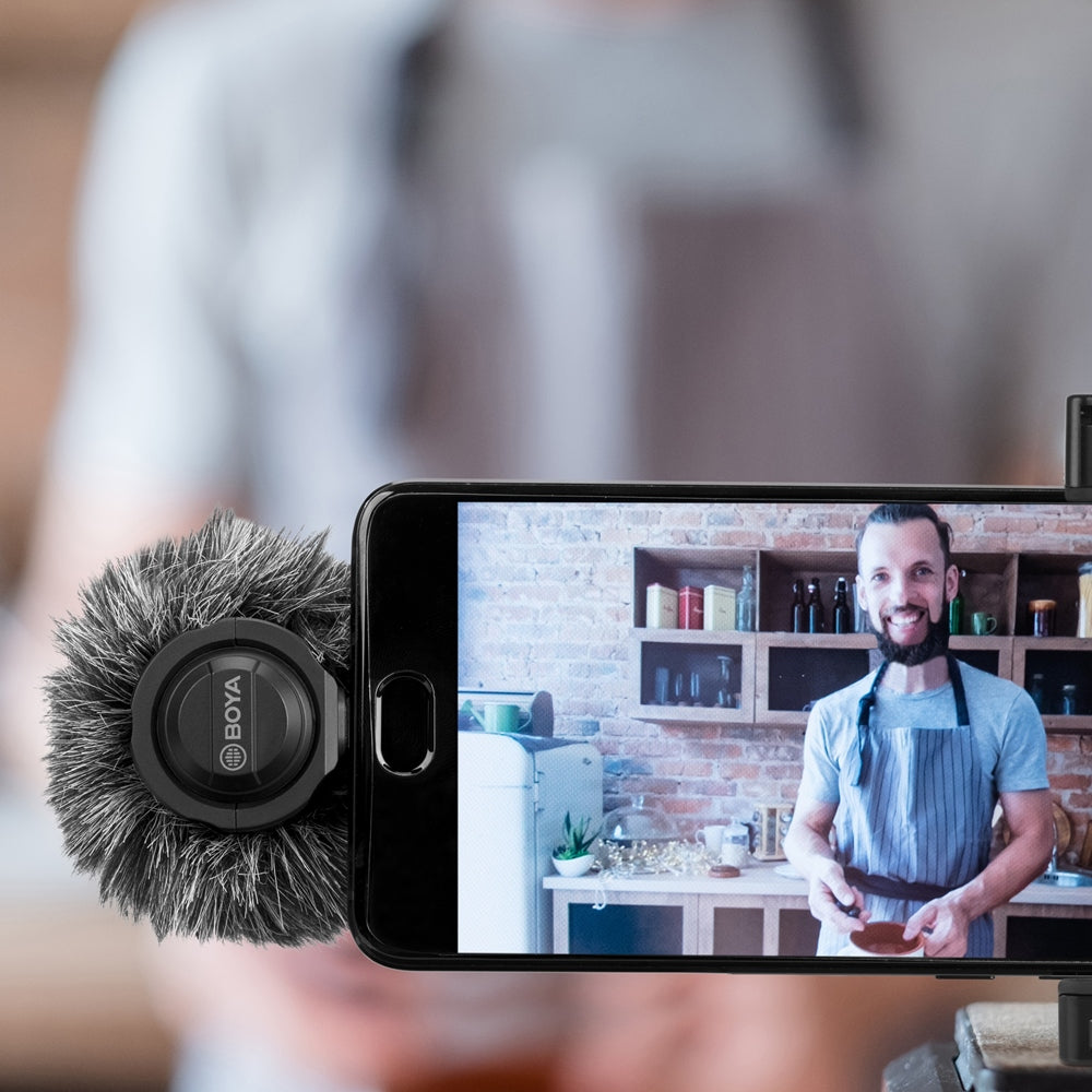 Boya Digitale Shotgun Microfoon BY-DM100 voor Android USB-C