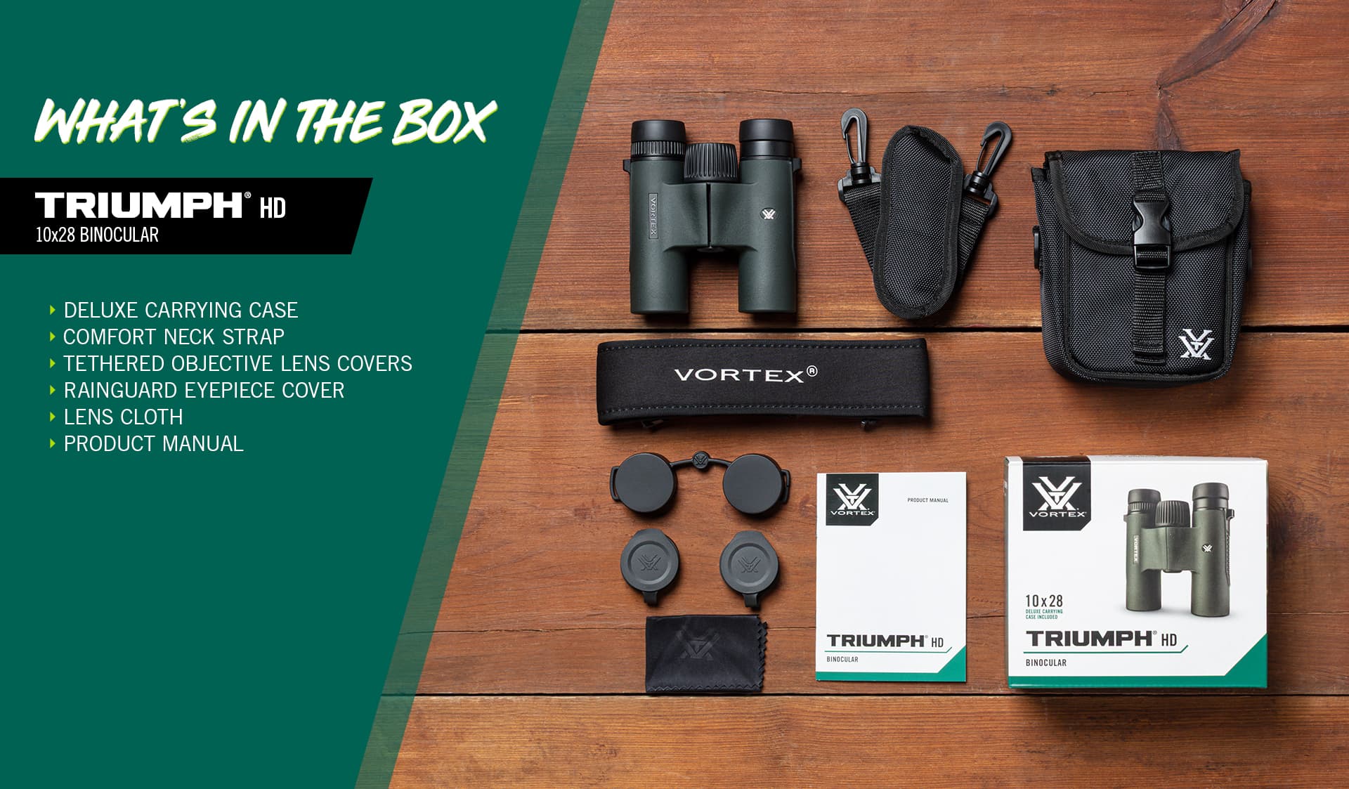 Vortex Triumph HD 10x28 Verrekijker
