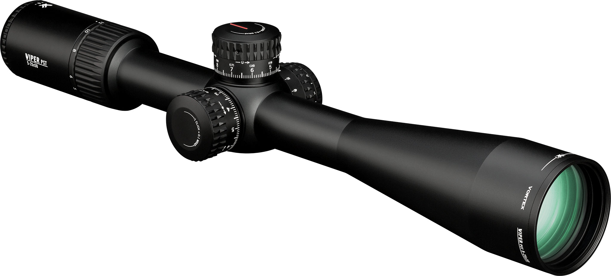 Vortex Richtkijker Viper PST Gen II 5-25x50 FFP, EBR-7C Dradenkruis (MRAD)