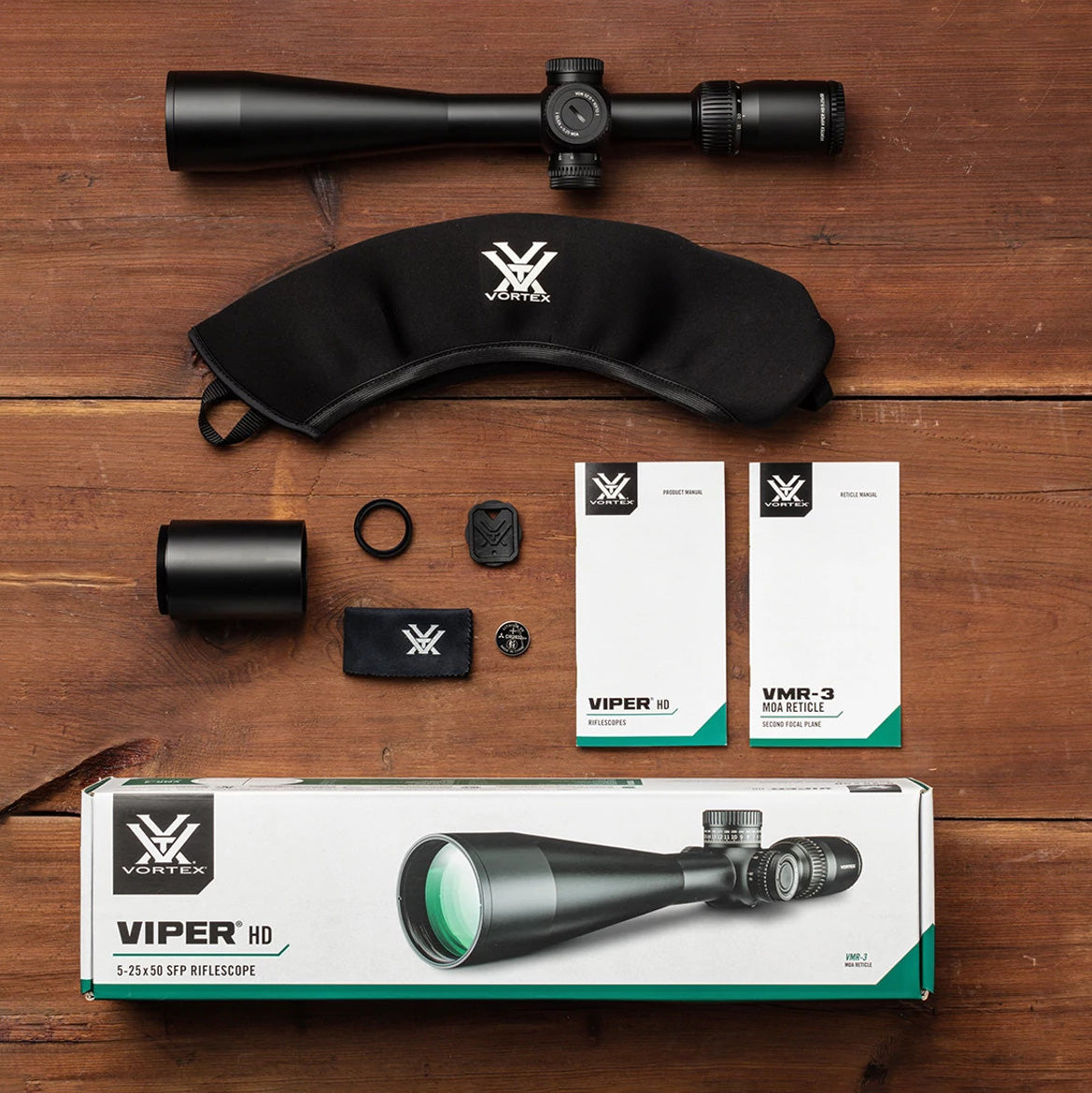 Vortex Viper HD 5-25x50 SFP Richtkijker, VMR-3 Dradenkruis (MOA)