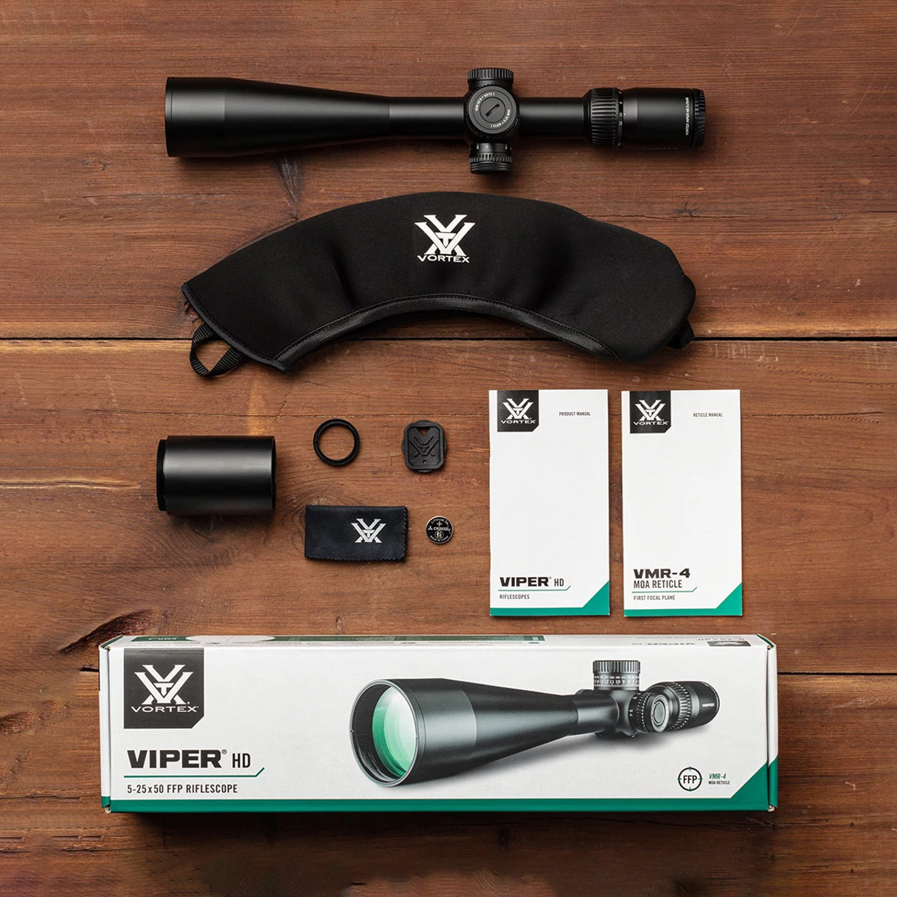 Vortex Viper HD 5-25x50 FFP Richtkijker, VMR-4 Dradenkruis (MOA)