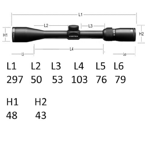 Vortex Diamondback 3-9x40 Richtkijker, Dead-Hold BDC Dradenkruis (MOA)