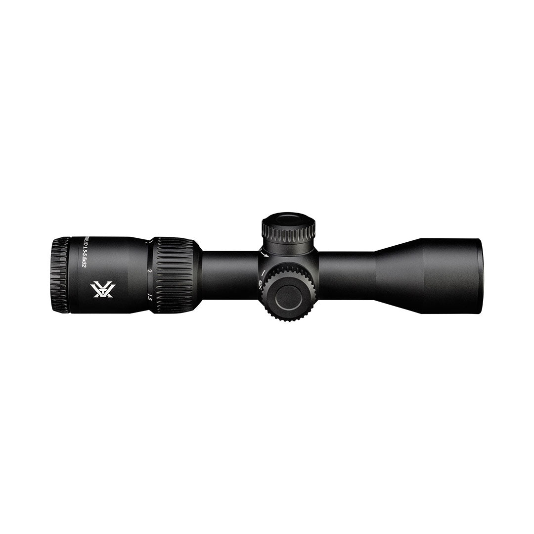Vortex Crossfire HD 1.5-5.5x32 Richtkijker Scout, Verlicht Dead-Hold 2A BDC Dradenkruis (MOA)
