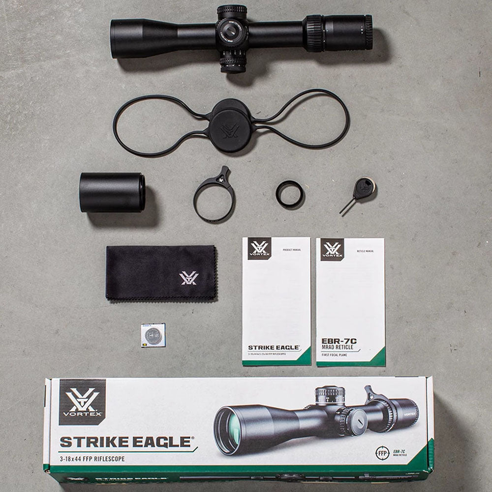 Vortex Richtkijker Strike Eagle 3-18x44 FFP, EBR-7C (MRAD)