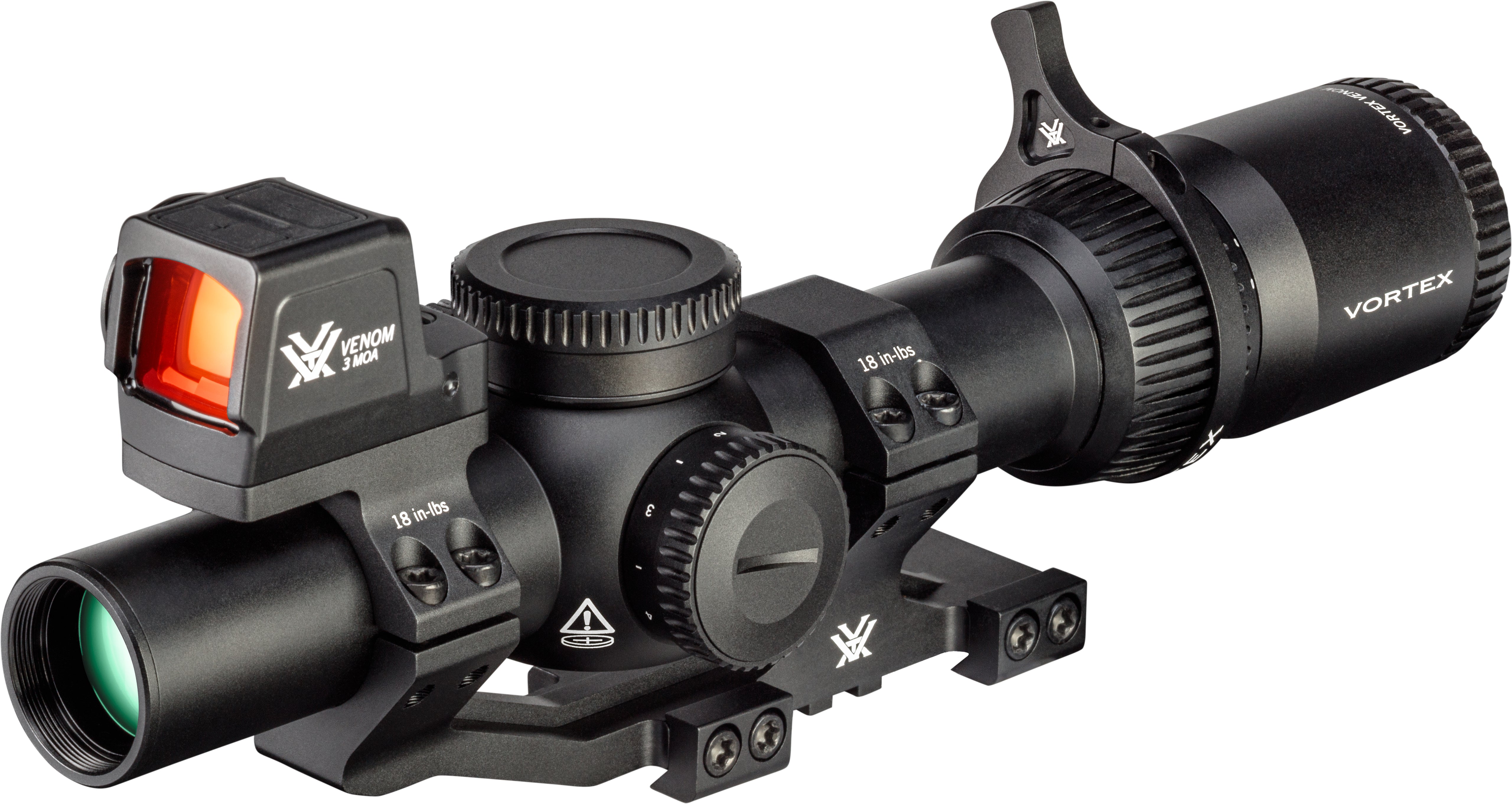 Vortex Richtkijker Venom 1-6x24 Bundel met Red Dot en Sport Mount