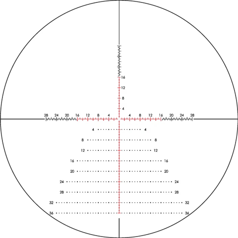 Vortex Richtkijker Razor HD GEN III 6-36x56 FFP, EBR-7D MOA
