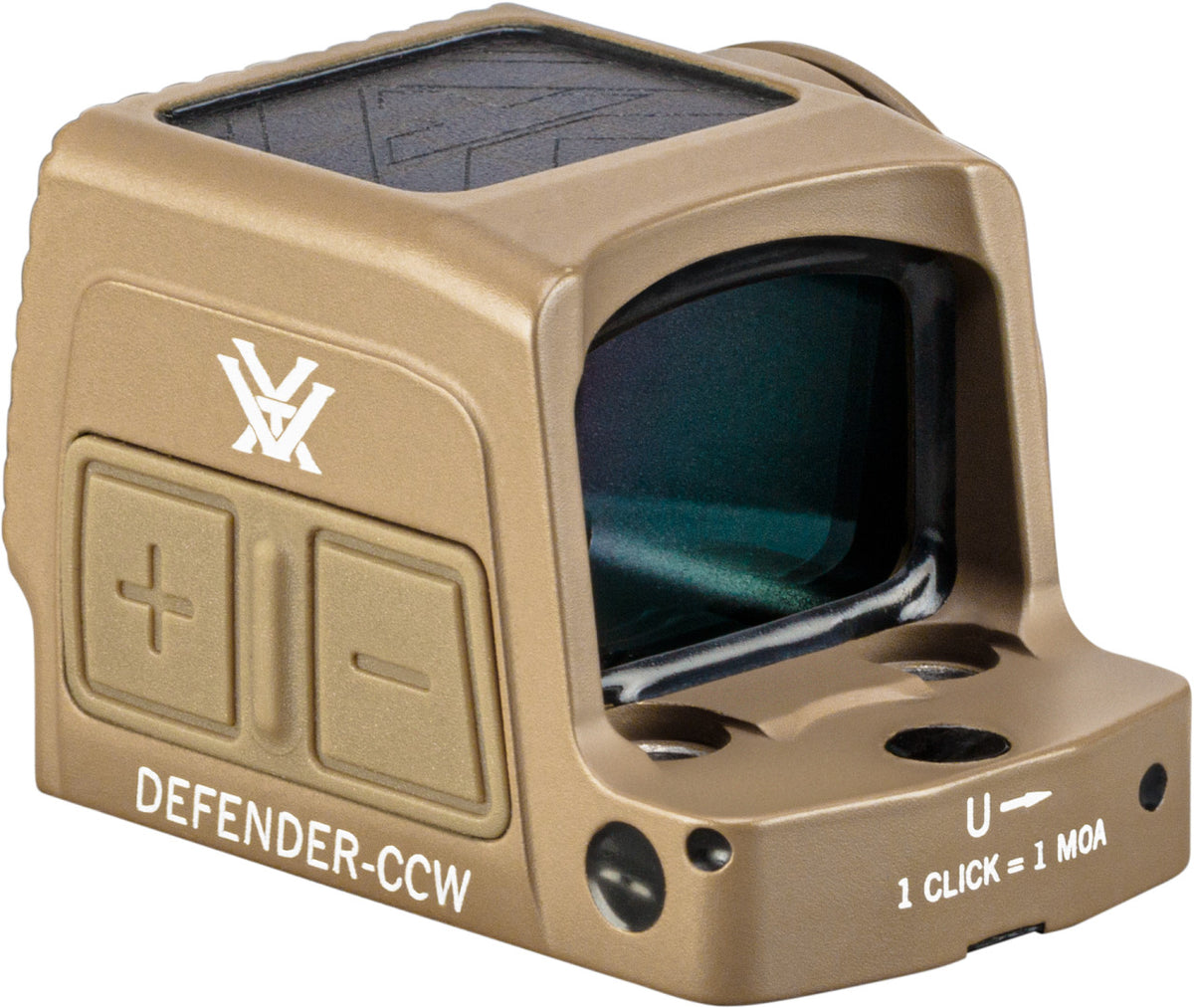 Vortex Enclosed Solar Mico Red Dot Defender-CCW 3 MOA Tan