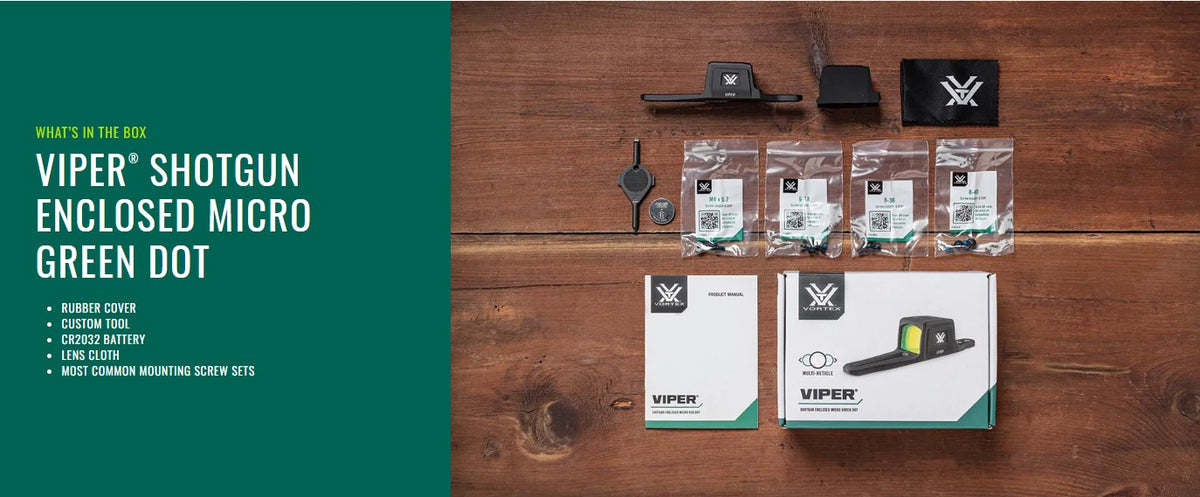 Vortex Green Dot Multi Reticle Viper SG Enclosed