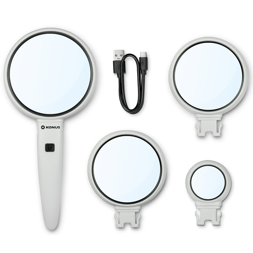 Konus Handloep Trio 3,5x-5x-11x met LED