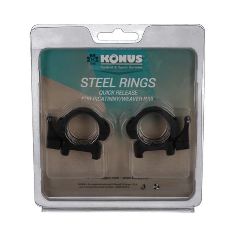 Konus Quick Release Montageringen 25,4 mm Laag