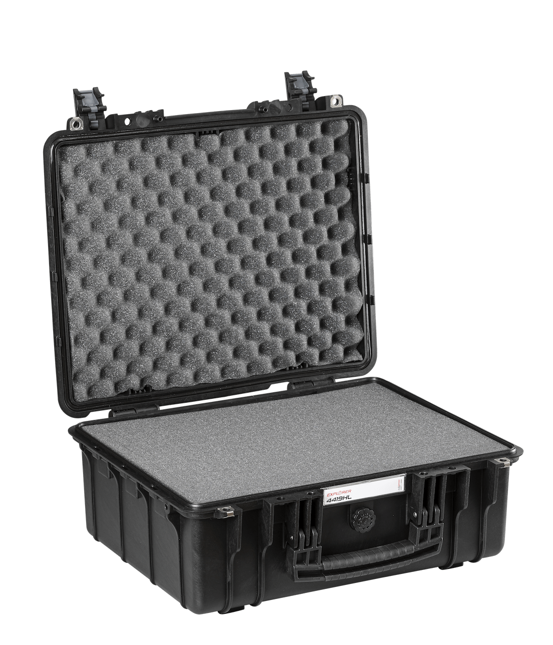 Explorer Cases 4419HL Koffer Zwart met Plukschuim