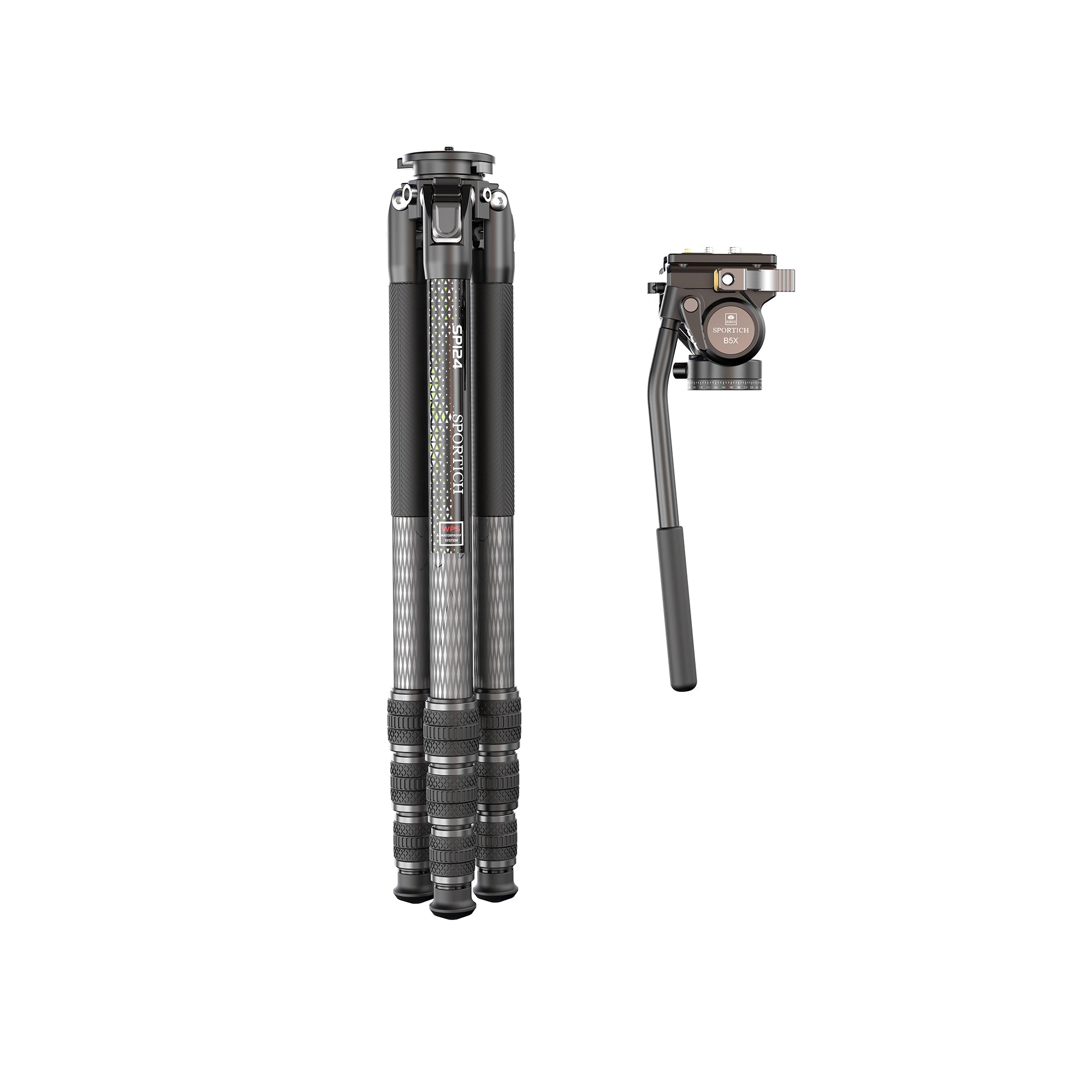 Sirui Sportich Carbon Statief SP124+B5X