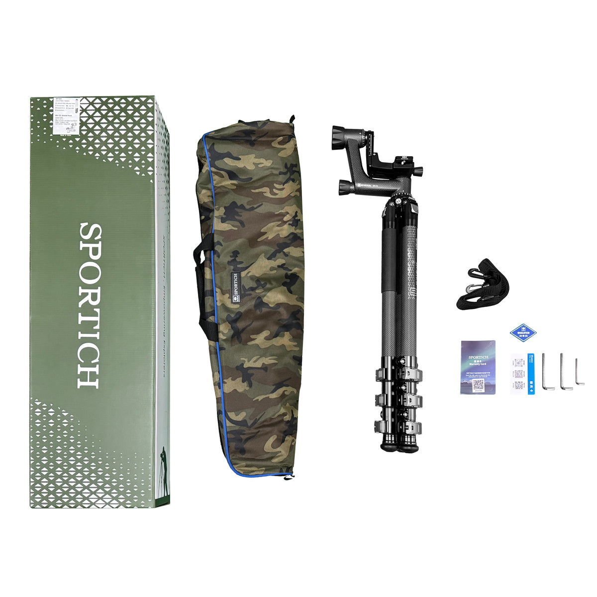 Sirui Sportich Carbon Statief SP324+BH-10