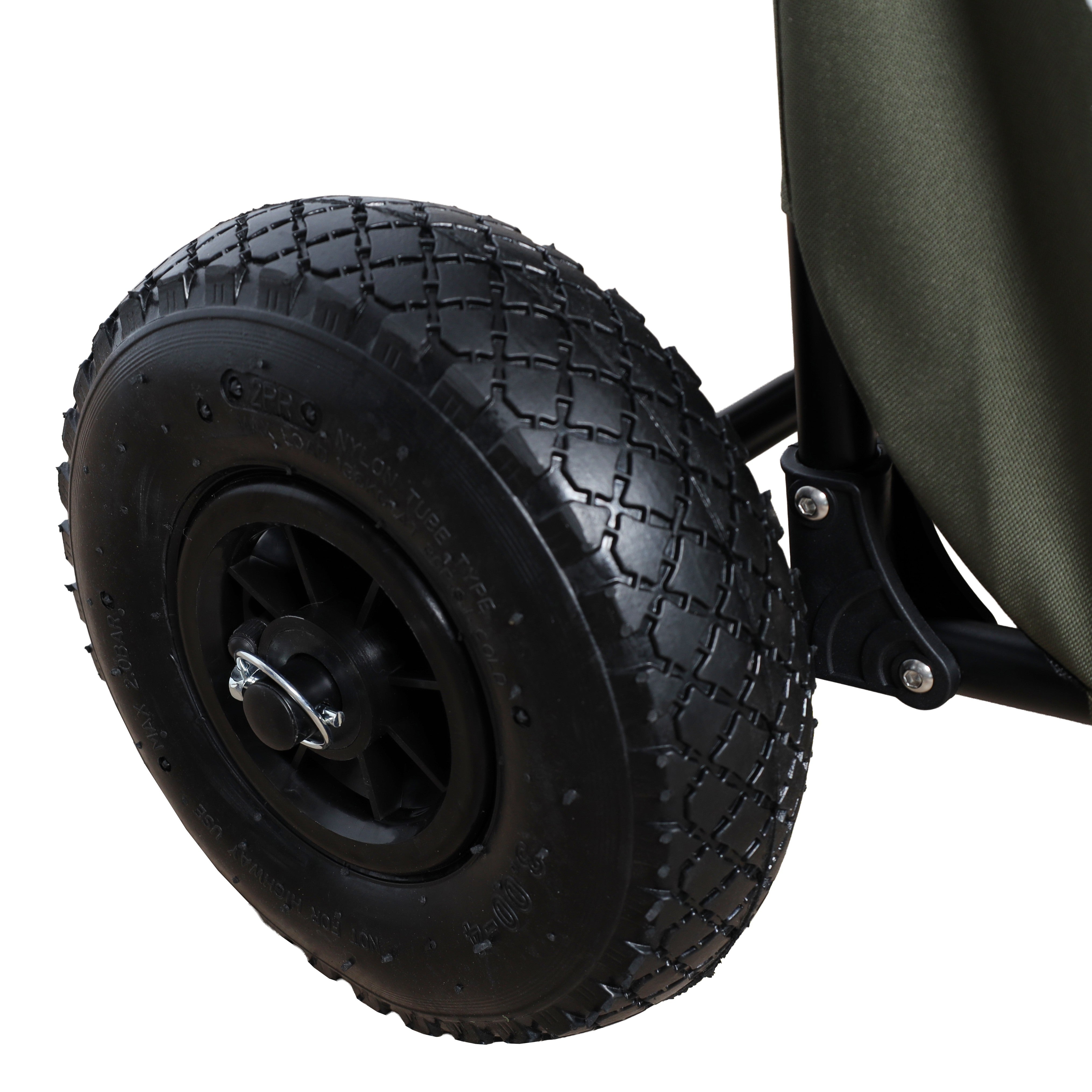 Stealth Gear Transport Trolley M2 Bosgroen met Zonnedak