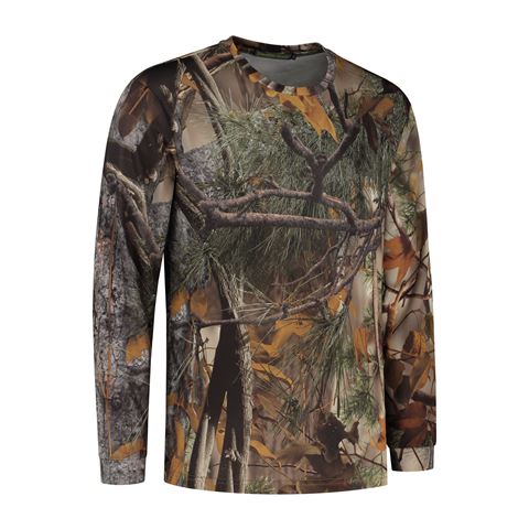 Stealth Gear T-shirt Lange Mouw Camo Bosprint maat L