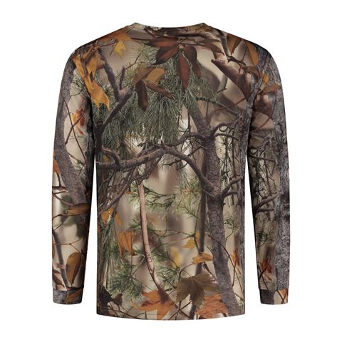 Stealth Gear T-shirt Lange Mouw Camo Bosprint maat L