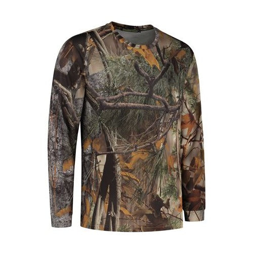 Stealth Gear T-shirt Lange Mouw Camo Bosprint maat XL