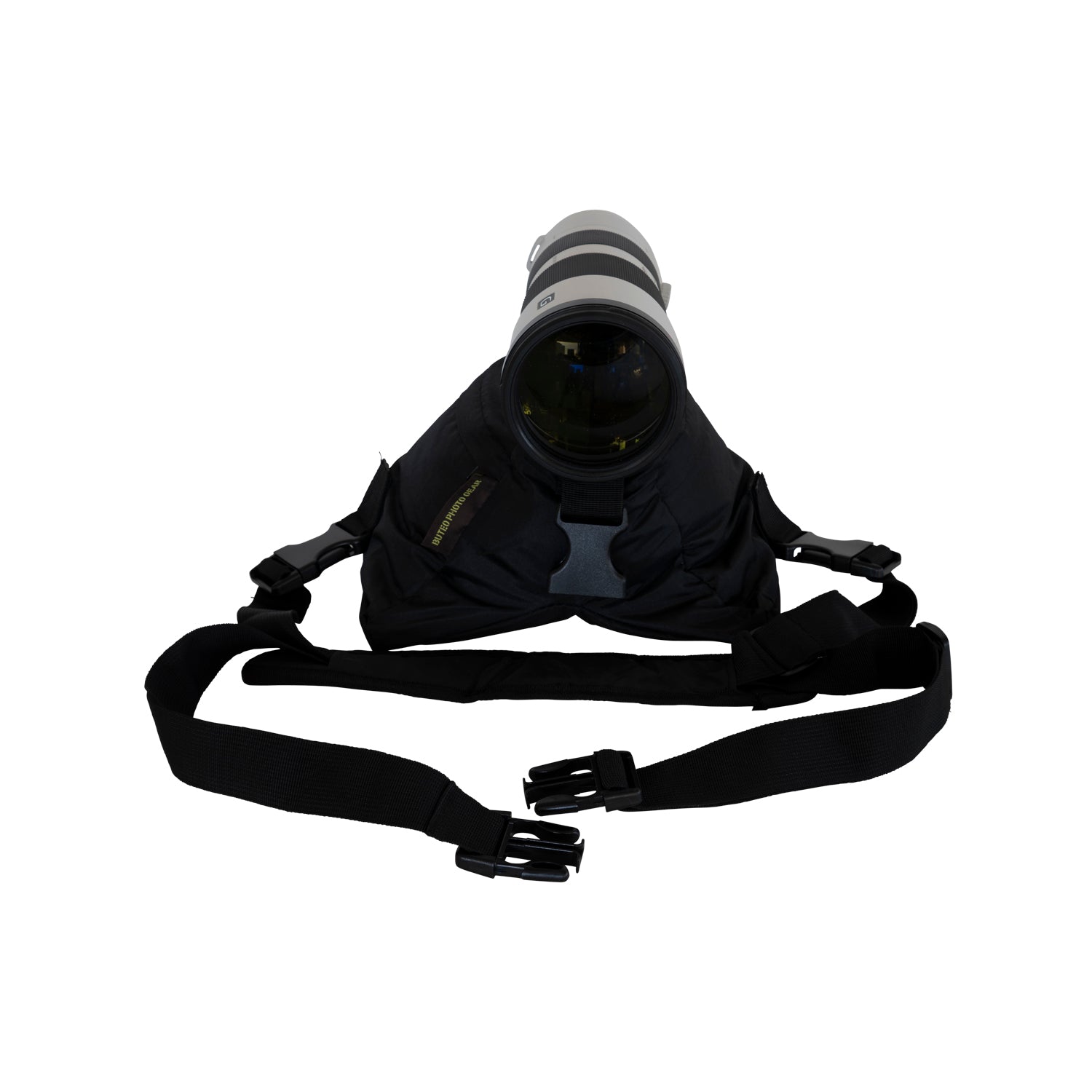 Buteo Photo Gear Bean Bag 1 Zadelmodel Zwart met Draagriem