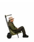 Buteo Photo Gear Transport Trolley Bosgroen met Zonnedak