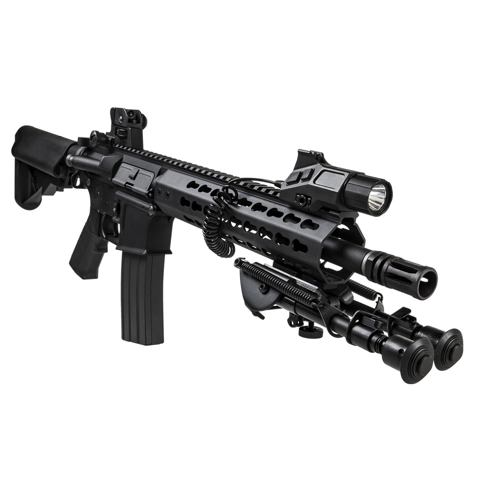 NC Star Bipod - Compact Notched, Precision Grade, 3 Adapters