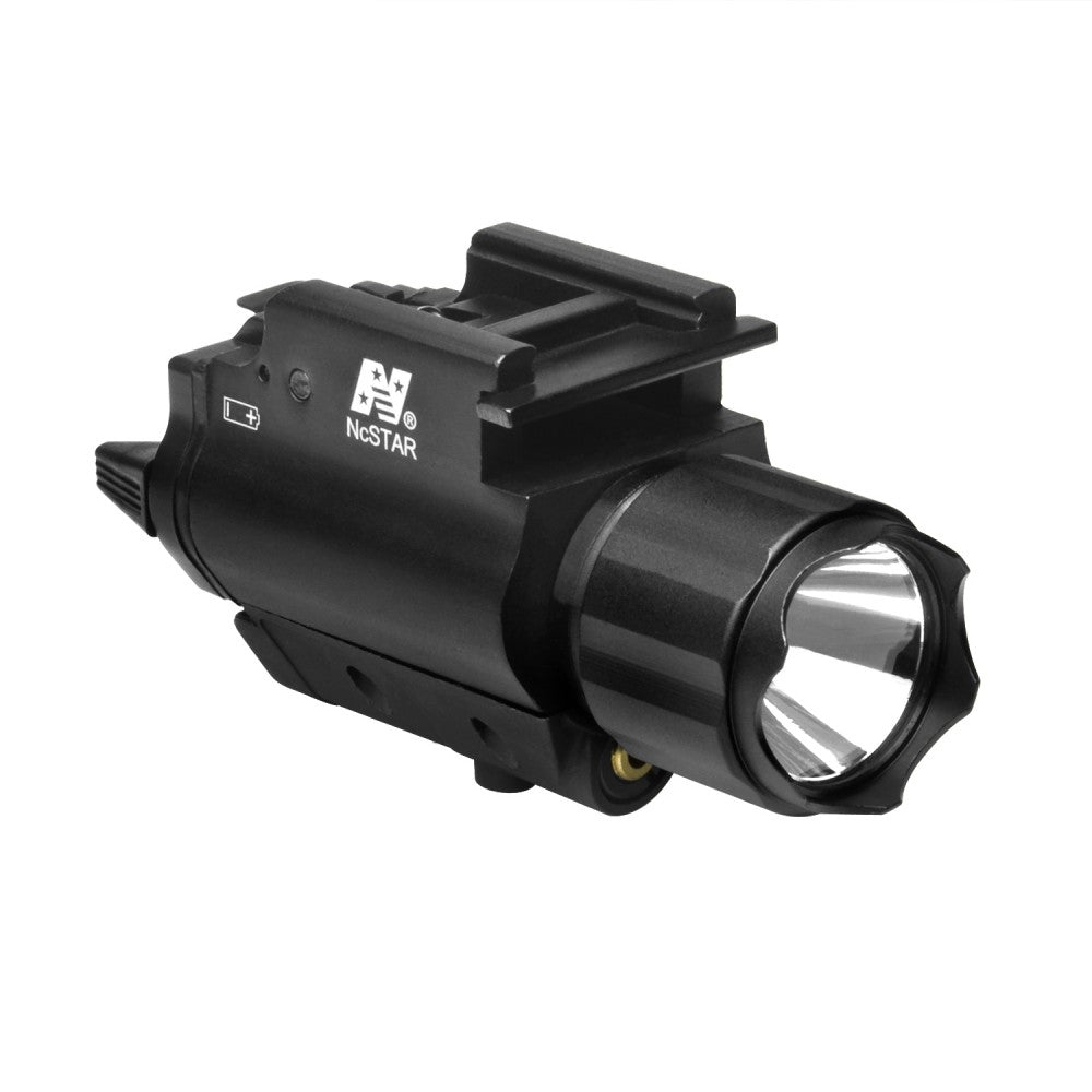NC Star Weapon Mounted Light 200L, with Green Laser - Quick Release Mount