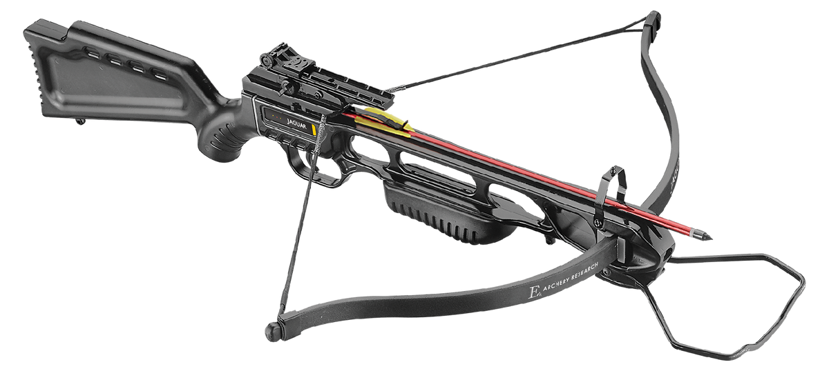 EK Archery Jag 1 Simple Black 175lbs, Adjustable Peep-sight, cocking rope, 3 bolt quiver, 3x20" Aluminium bolts (2018)