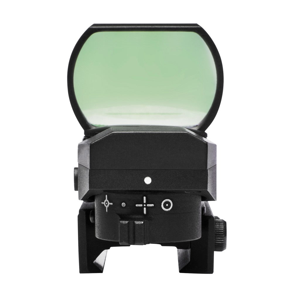 NC Star RD Reflex Sight 1x24, 4 Reticles, 3 MOA Red Dot, Weaver, Alu, Black
