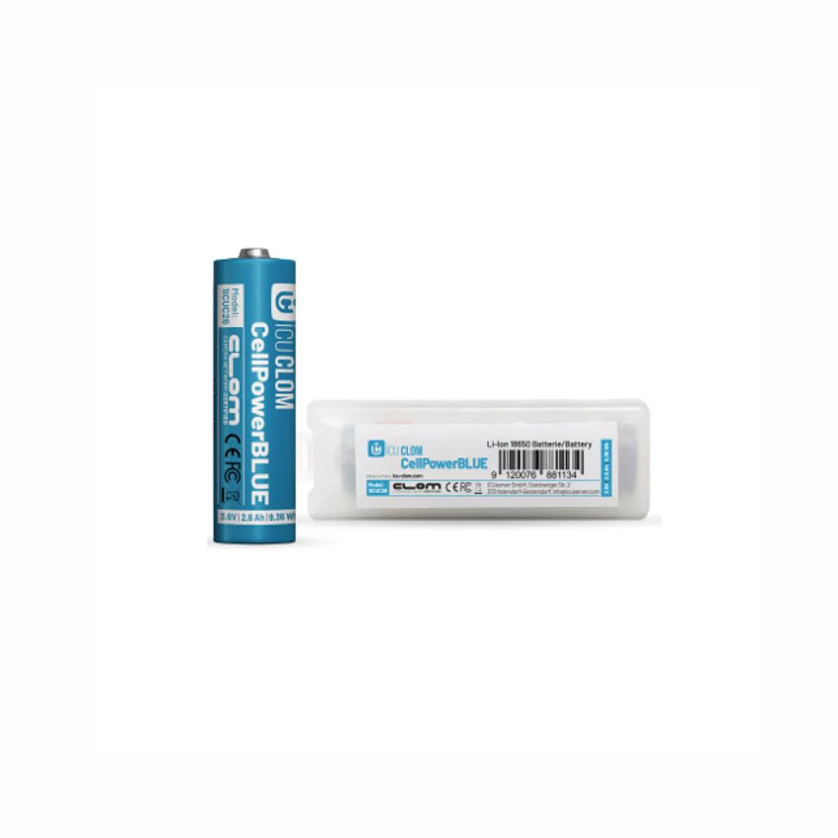 ICU CellPower Blue 18650 - 2600mAh