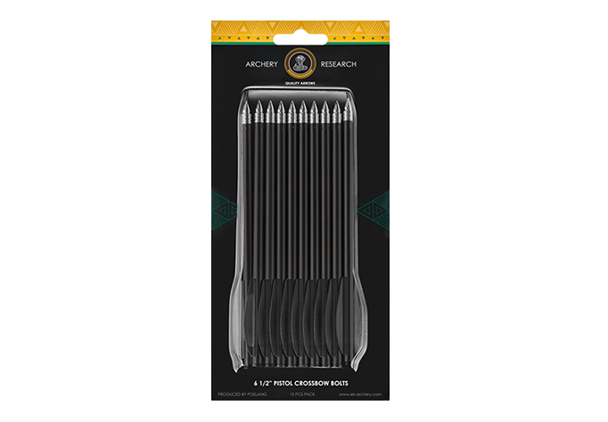 EK Archery Bolt - Pistol, Plastic 6,5" p/10