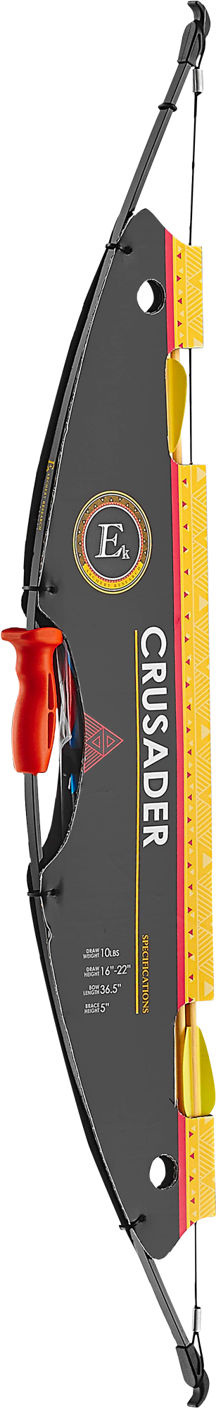 EK Archery Crusader Recurve SET S 10lbs, simple quiver, target-face, 2x 24" wooden Arrows (D-052A-C3)