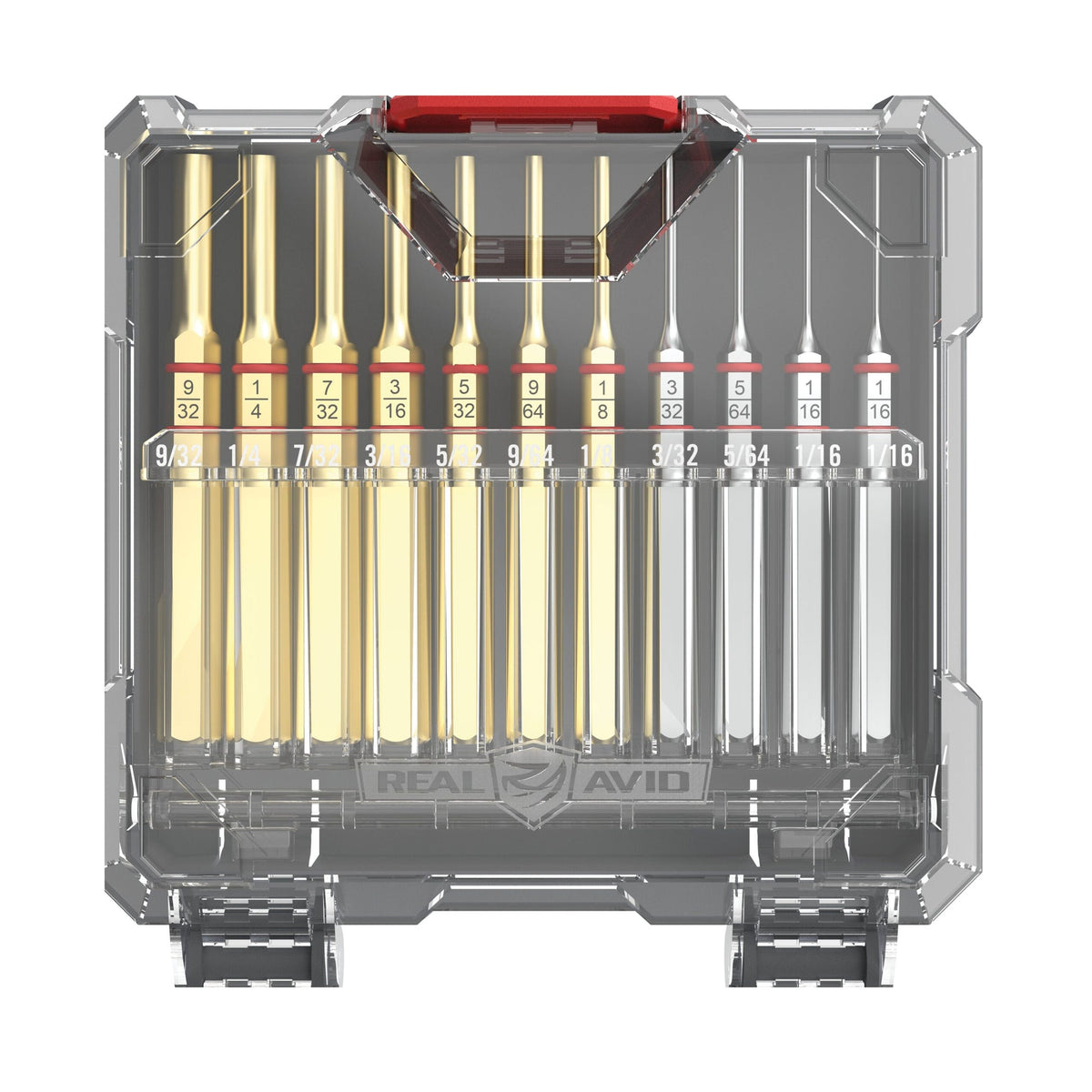 Real Avid Accu-Punch Brass &amp; Steel Pin Punch Set, 11-Piece