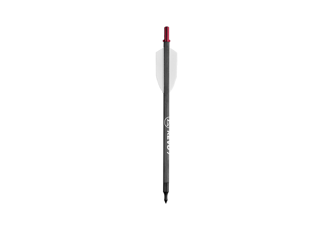 EK Archery Bolt - Revo 7, Carbon 6,5", Standard Metal Tip p/10