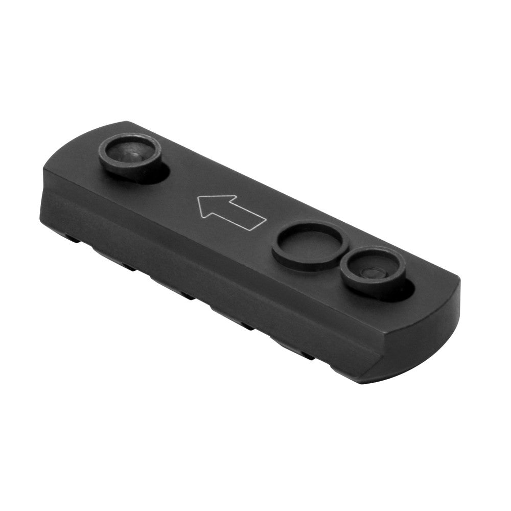 NC Star KeyMod Picatinny Rail - 3 KM Slots - Black