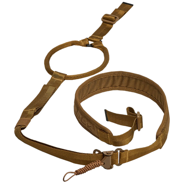 CoreLock Rifle Sling Tactical DH24 Coyote Brown, Loop Variant, 90cm - 173cm