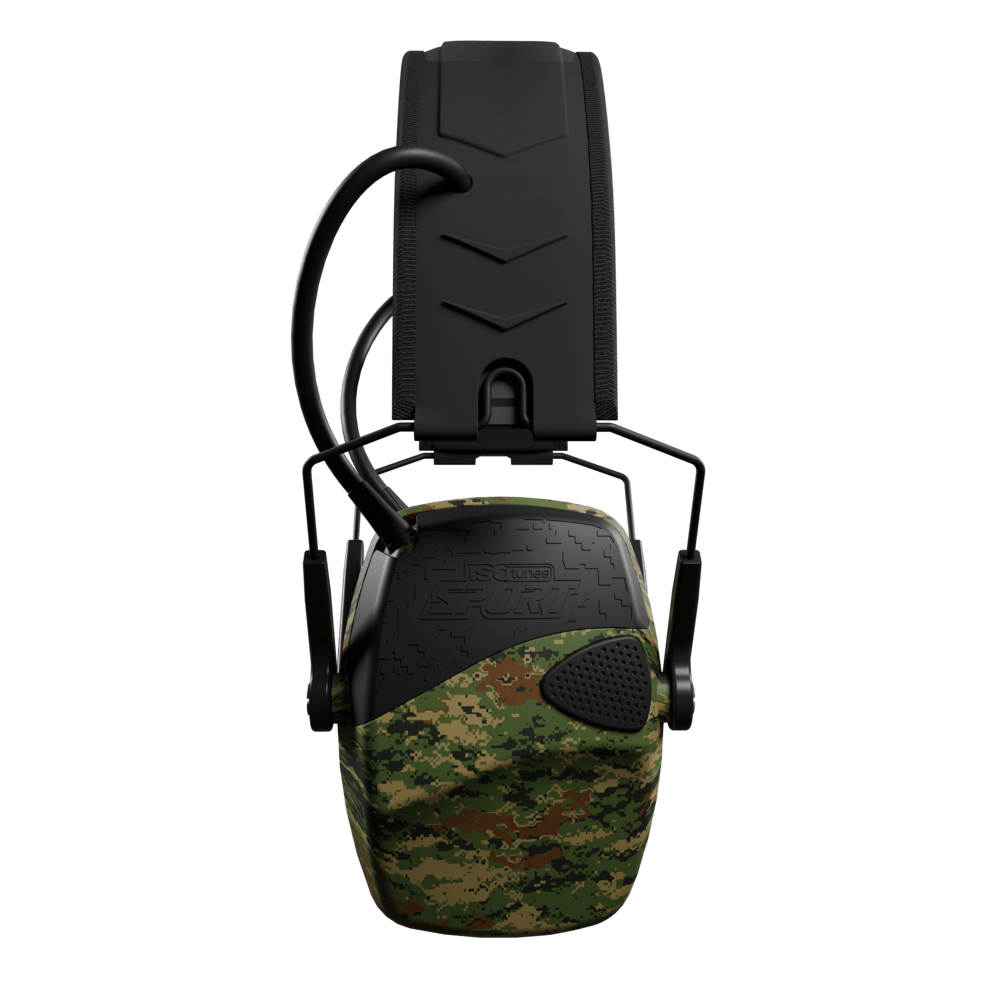 ISOtunes DEFY Slim Basic elektronische gehoorkap - Camo