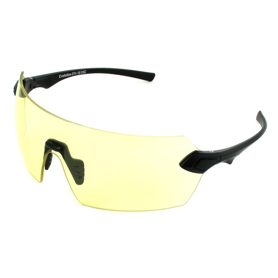Evolution Matrix (Light Yellow) Black Temples - Light Yellow Lens