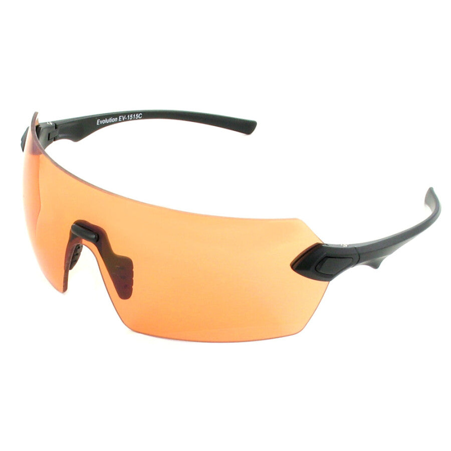 Evolution Matrix (Orange) Black Temples - Orange Lens