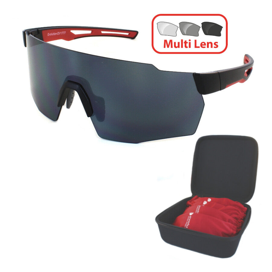 Evolution Rapide (4 Color Bundle) Black - Grey/Orange/Purple/Yellow Lens