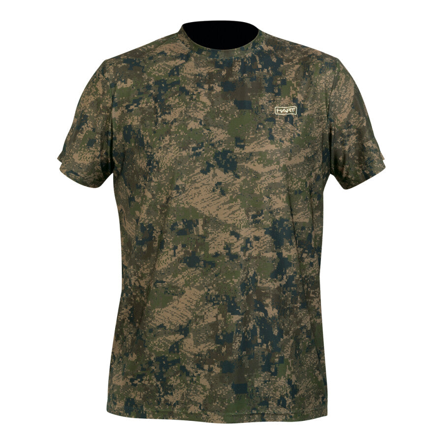 Hart Mens T-Shirt Ural-TS, Pixel Forest