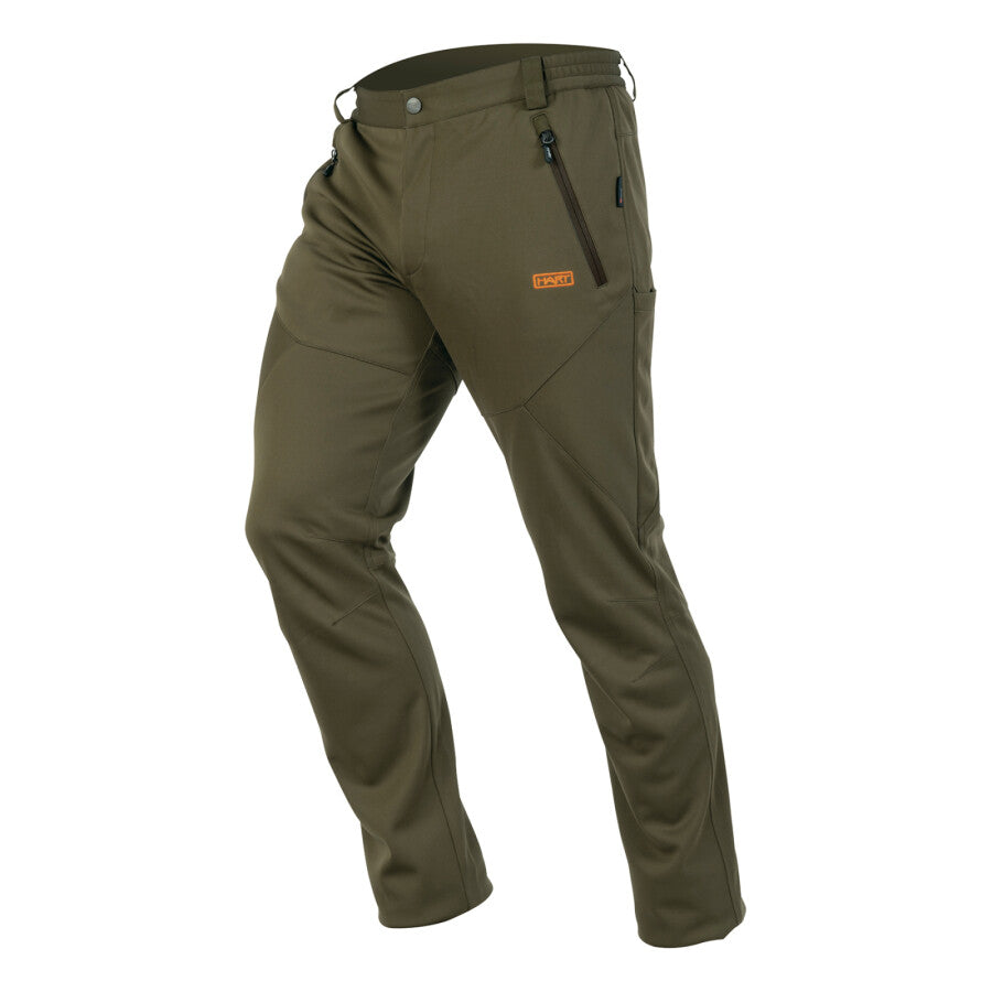 Hart Mens Trousers Stilk-TXT, Dark Olive