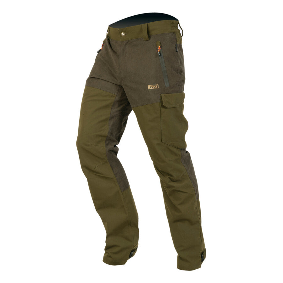 Hart Mens Trousers Taunus XHP-T, Dark Olive
