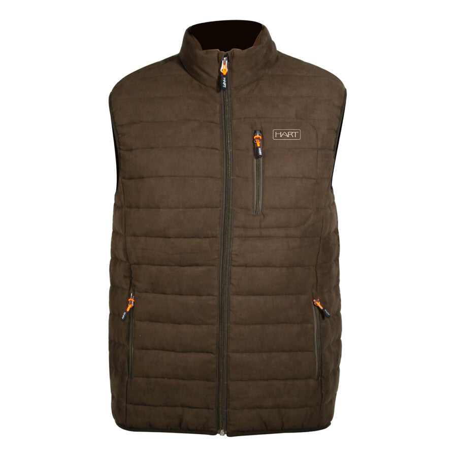 Hart Mens Vest Montaraz-V, Brown