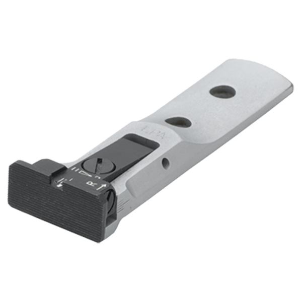 LPA Adj. Rear Sight Revolver (Silver Finish) Target Blade, S&amp;W 629, 686, 586, 627, 66, 67, 696, 17, 19, 657, 610, 625, 29, 27 and new calibre .50.