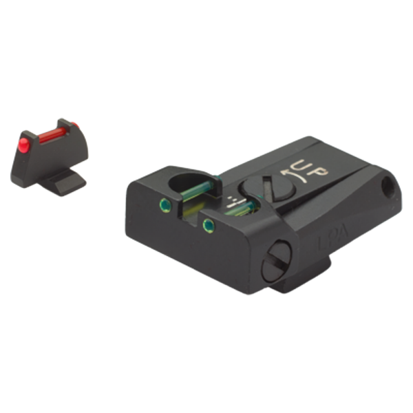 LPA Adj. Sight Set (Fibre Optic) Beretta 8000 Cougar, 92A1, 98A1, M9A3, 90TWO