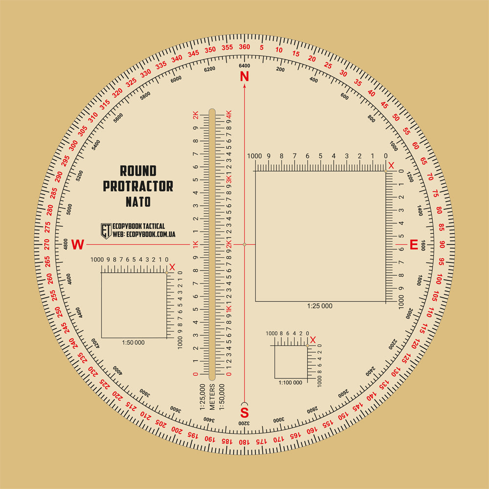 Ecopybook Tactical Linijka Prokurator okrągła (130 mm) NATO