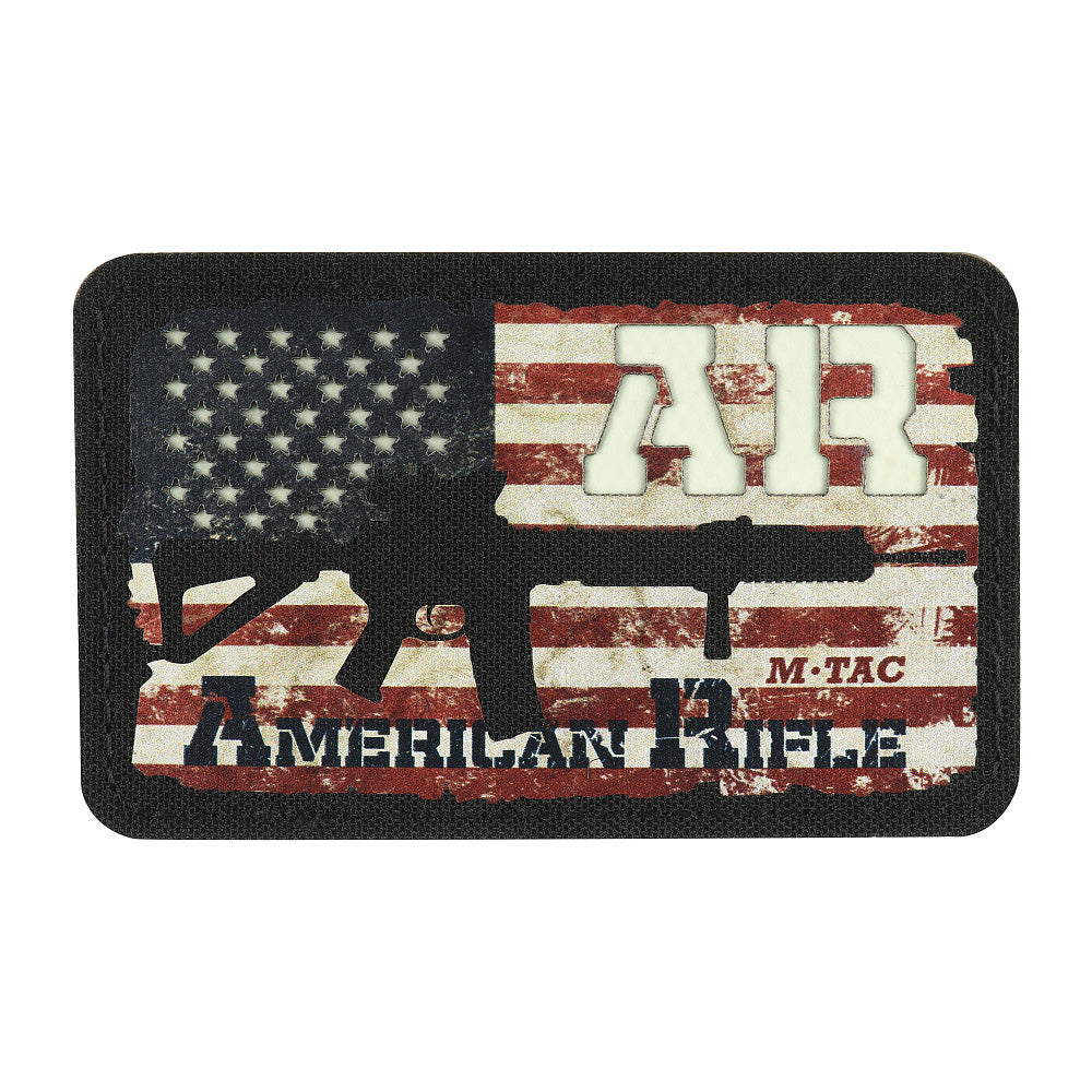 M-Tac patch AR-15 American Rifle (80x50 mm) - Image 1