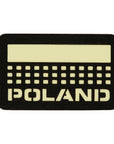 Patch Poland (with flag) 50x80 Laser Cut - Image 1