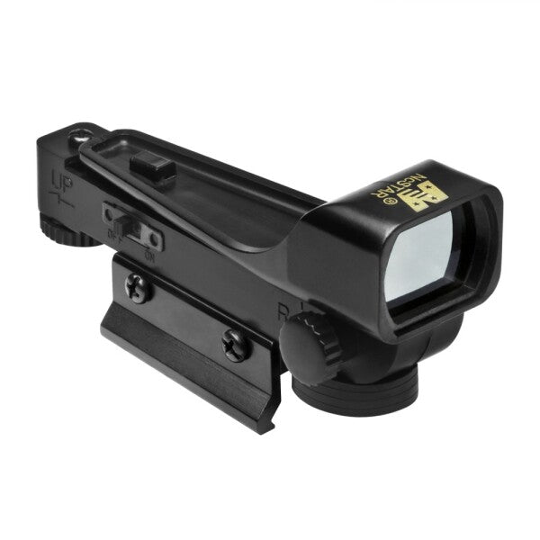 NC Star RD Reflex Sight, 3 MOA Red Dot, Weaver, Plastic, Black