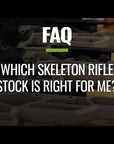 Kolf MDT SRS Skeleton Rifle Stock Lite - Black