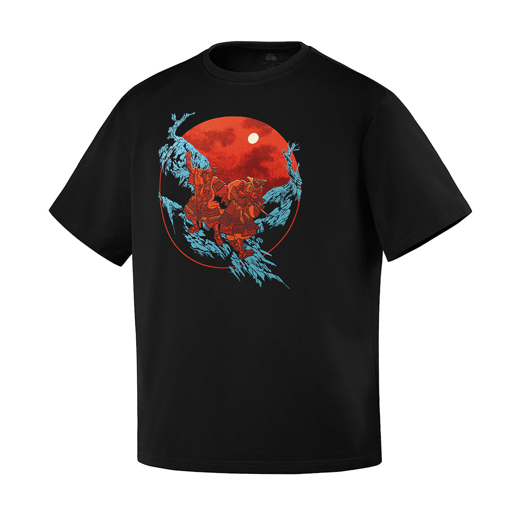 T-Shirt Two Samurai Oversize Cotton Hard